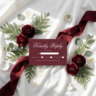 Site Web de Mariage Réponse Aimable Élégant