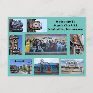 Sites à voir à Nashville, Tennessee carte postale