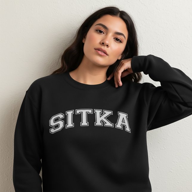 SITKA Sweatshirt de Style Universitaire Amérique C (Créateur téléchargé)