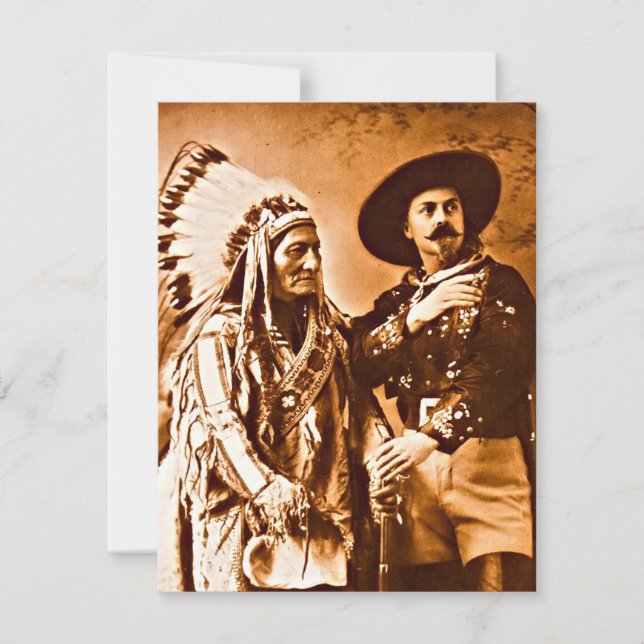 Sitting Bull Buffalo et Bill Wild West Show 1885  (Devant)