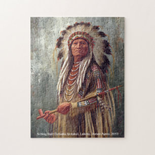 Sitting Bull, puzzle en chef amérindien