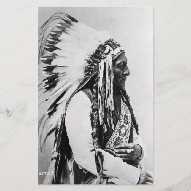 Sitting Bull, un Sioux de Hunkpapa (Devant)