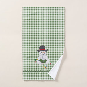 Sitting Snowman