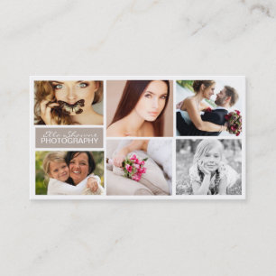 Six cartes de visite de photo de PICS