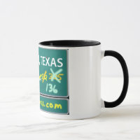 Six hommes, tasse de café du Texas
