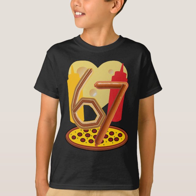 six seven 6 7 t-shirts (Devant)