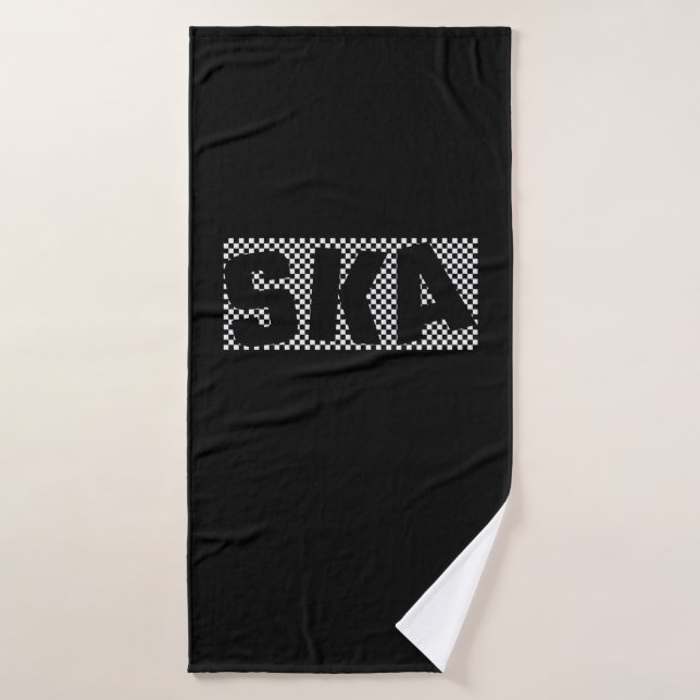Ska Muster Old School Jazz Musikstil (Serviette de bain)