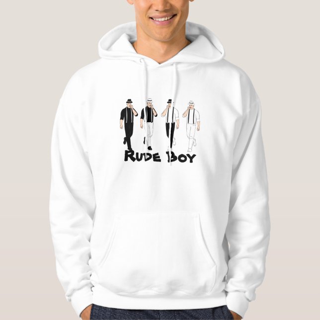 skamen, sweat - shirt à capuche grossier de garçon (Devant)