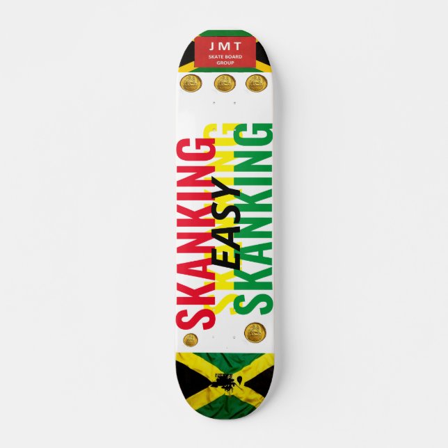 SKANKING FACILE (JAM) (JMT) 7 3/4" Skateboard Deck (Devant)