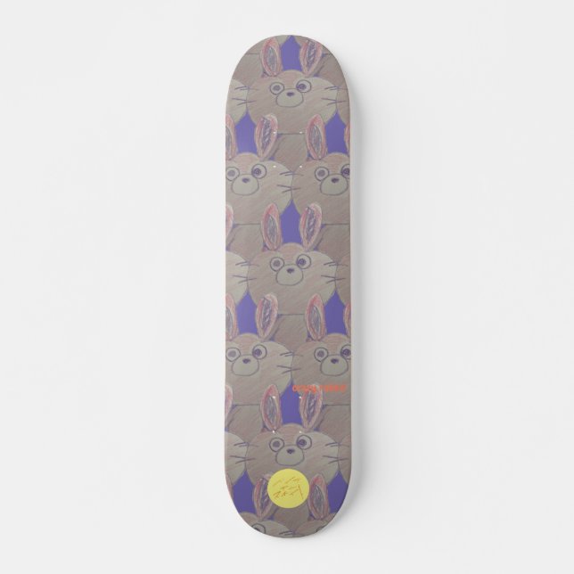 Skateboard ベイブオンスケイト-pastel-シリーズ　Crazy rabbit (Devant)
