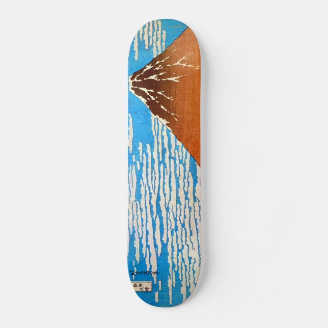 Skateboard 凱 風 晴 快 (赤 士 富, Mont Rouge  Fuji, Hokusai, Ukiyo-e (Recto)