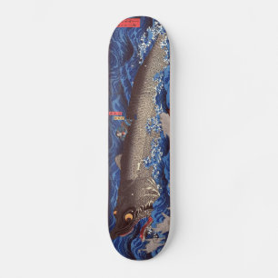 Skateboard 怪 物 鮫, 芳 requin-taupe, Kuniyoshi, Ukiyo-e 国