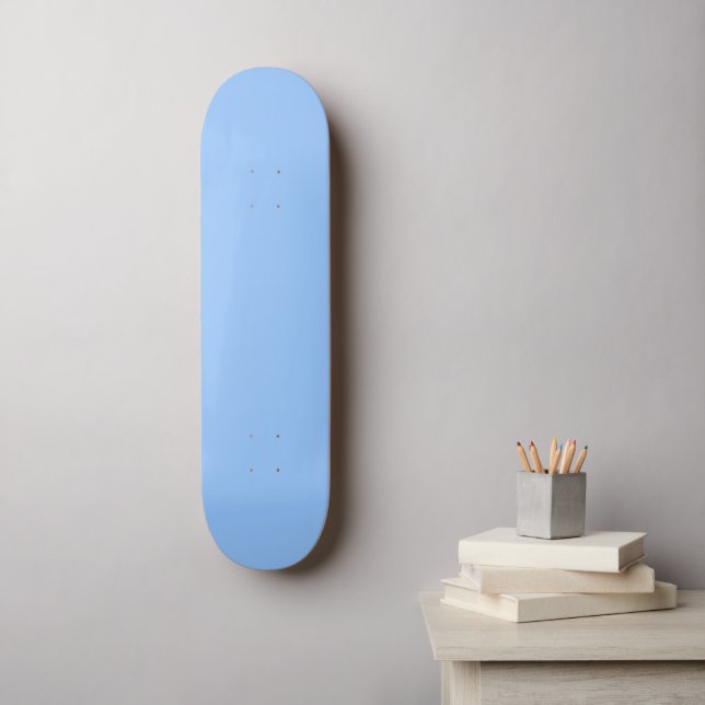 Skateboard #030 Pastel Blue Color Collection (Art mural)