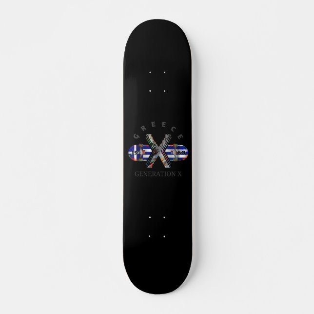Skateboard 1960's Génération X Greece (Devant)