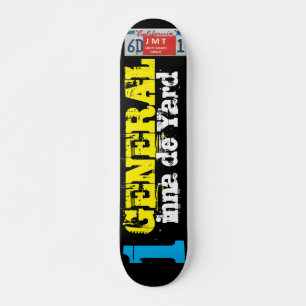 Skateboard 1 GÉNÉRAL INNA DE YARD Skateboard, pont de 7 ¾ po