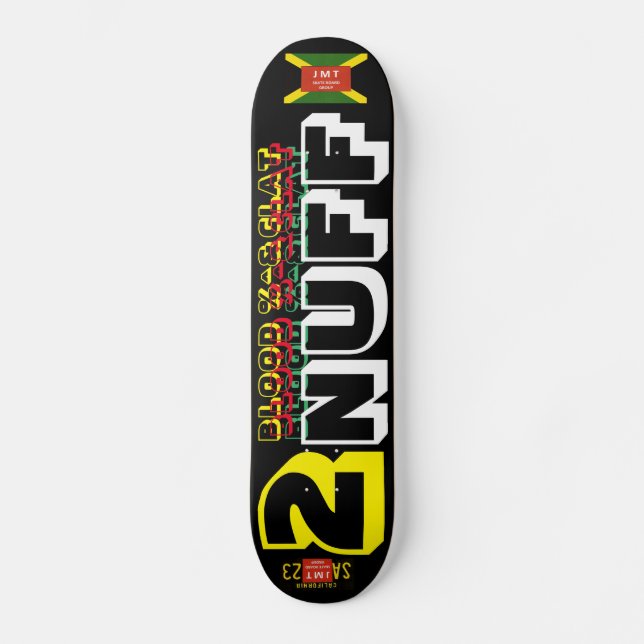 Skateboard 2 Patins NUFF (Recto)