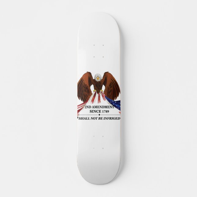Skateboard 2e amendement Oreiller (Devant)