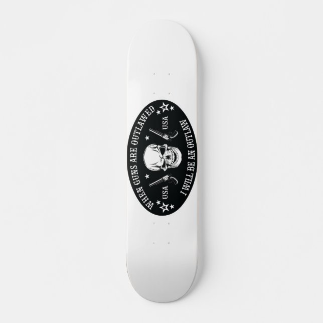 Skateboard 2e amendement Oreiller (Devant)