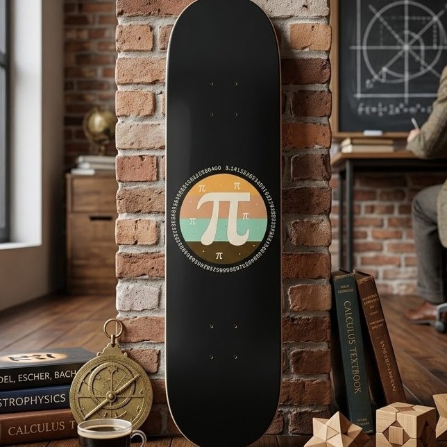 Skateboard 3.14 Conception de la Journée nationale Pi - Idée  (Créateur téléchargé)