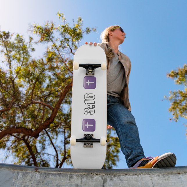 Skateboard 3:16 Jésus-Christ (Extérieur 1)