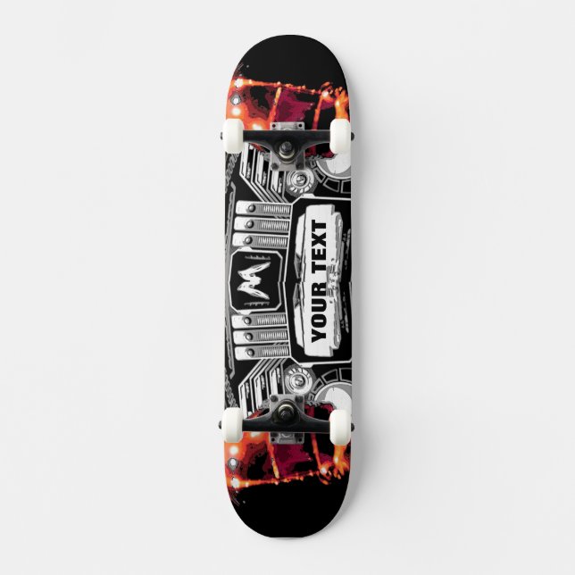 Skateboard ~3poP ART~ SKATE DECK, CUSTOMISEZ-LE ! (Recto)