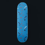 Skateboard 4 juillet Étoiles et Motif Fireworks<br><div class="desc">Célébrez 4 juillet fête de l'Indépendance dans ces étoiles les plus cool et feux d'artifice design motif.</div>