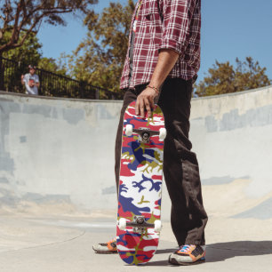 Skateboard 4 juillet, Jour de l'Indépendance, Or de camouflag