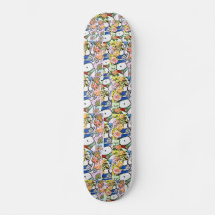 Skateboard 60s Peter Max style fleurs girly Skateboards