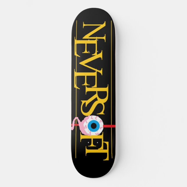 Skateboard 8.5 Style de dessin Neversoft logo Deck (Recto)