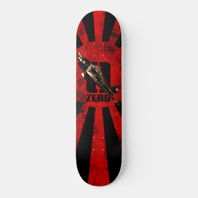Skateboard A6M zéro (Recto)