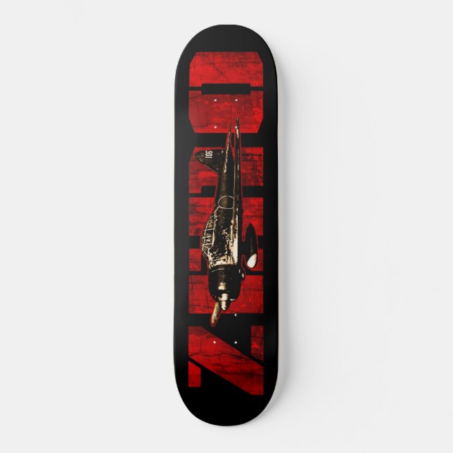 Skateboard A6M zéro (Recto)