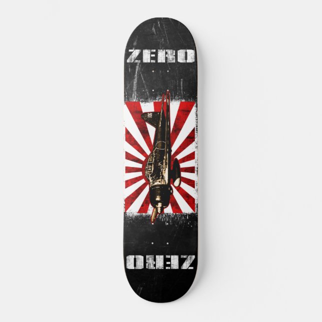 Skateboard A6M zéro (Recto)