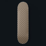 Skateboard À damiers beige Motif<br><div class="desc">Idéal pour les activités, la formation ou l'entraînement</div>