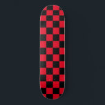 Skateboard À damiers classique (à damiers) motif rouge et noi<br><div class="desc">Explorez notre collection pour les modèles de skateboard motifs à damiers (à damiers) les plus cool. Trouvez la planche parfaite pour rouler dans le style aujourd'hui!</div>