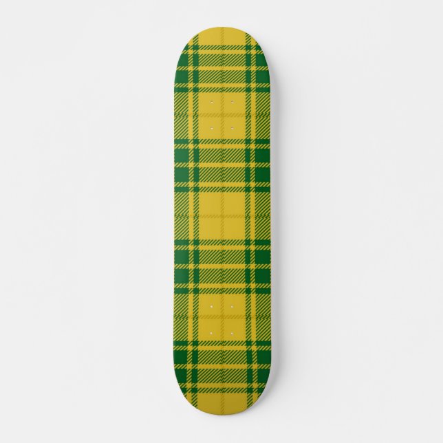 Skateboard à damiers motif (Devant)