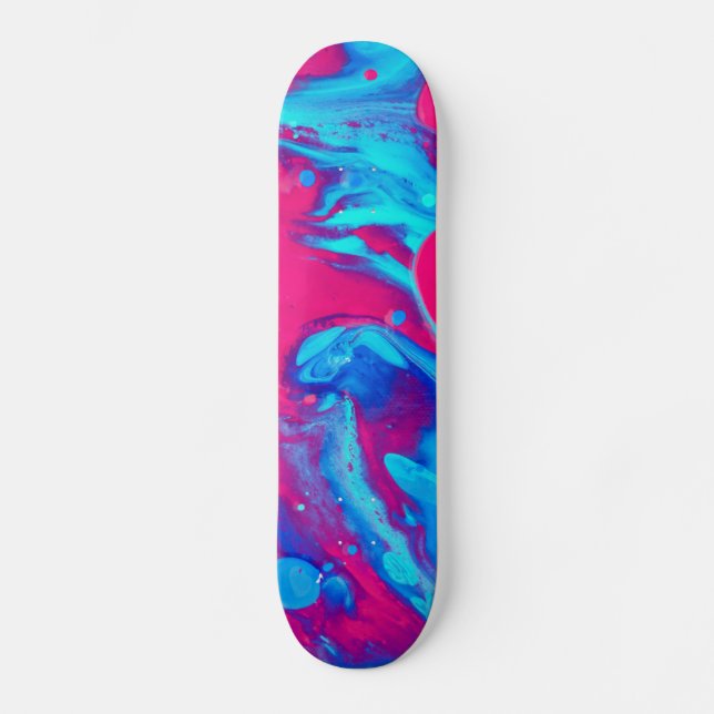 Skateboard À l'intérieur d'une lampe de lave (Recto)