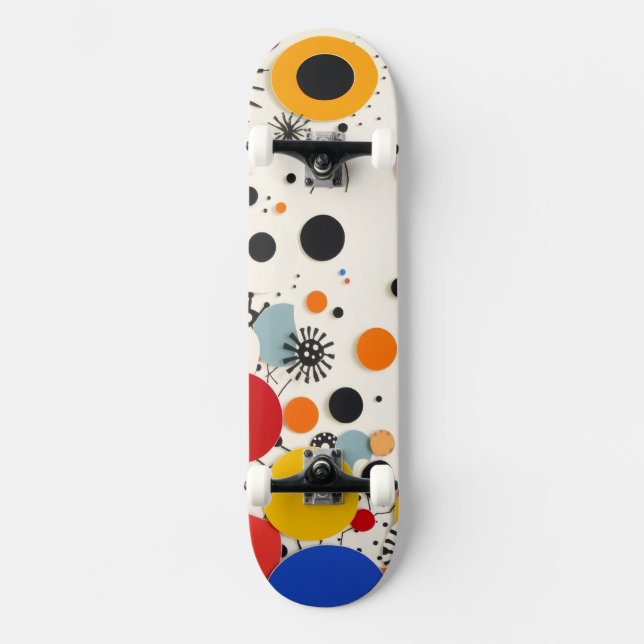 Skateboard à motifs (Recto)