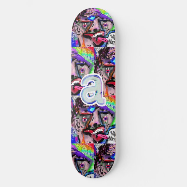 Skateboard "a" - Pourquoi pas?! (Recto)