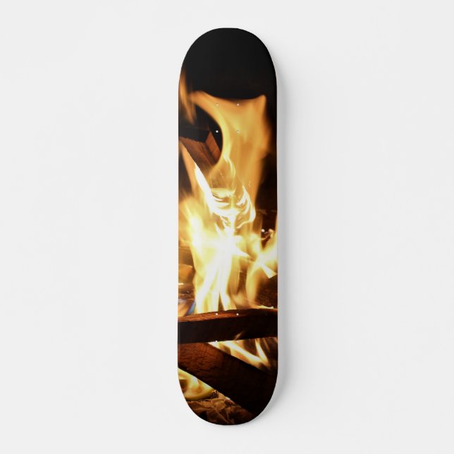 Skateboard A travers les flammes (Devant)