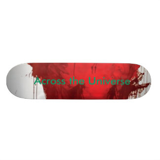 Skateboard À travers l'univers