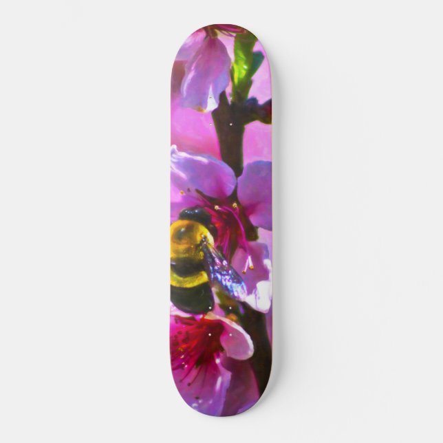 Skateboard Abeille vibrante (Recto)