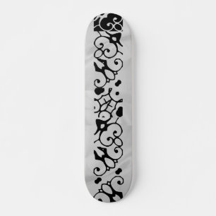 Skateboard Abigail White Wave