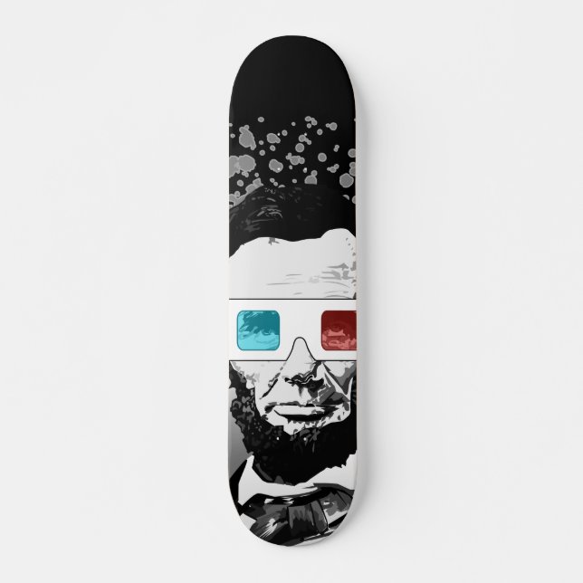 Skateboard Abraham Lincoln - 3D (Devant)