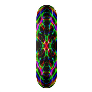 Skateboard Abrégé sur psychédélique lumière laser au né