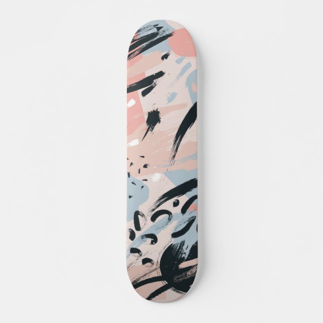 Skateboard Abréviation Pastel (Devant)