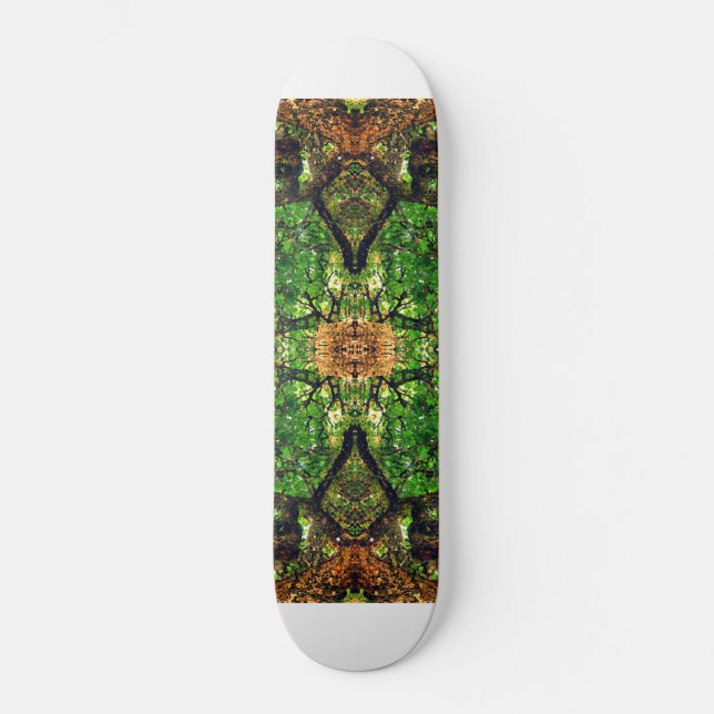 SKATEBOARD ABSTRACT AMBIDEXTROUS TREE ART #66,   (Recto)