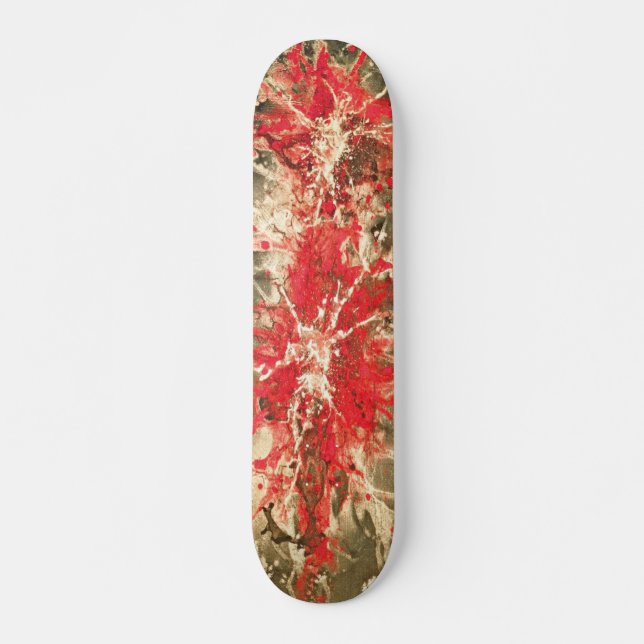 Skateboard Abstract painting | (Devant)