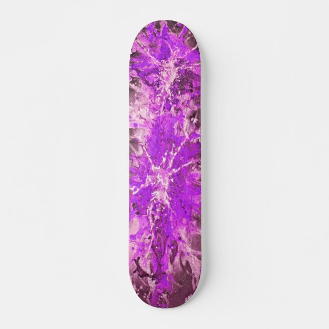 Skateboard Abstract painting | splattergrunge (Devant)