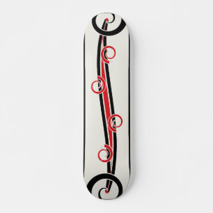 Skateboard Abstract Serpentine Flow