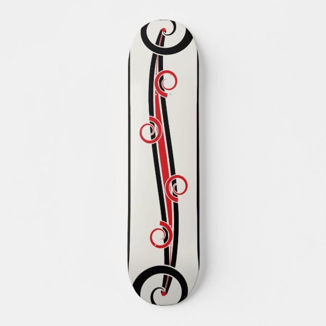Skateboard Abstract Serpentine Flow (Devant)